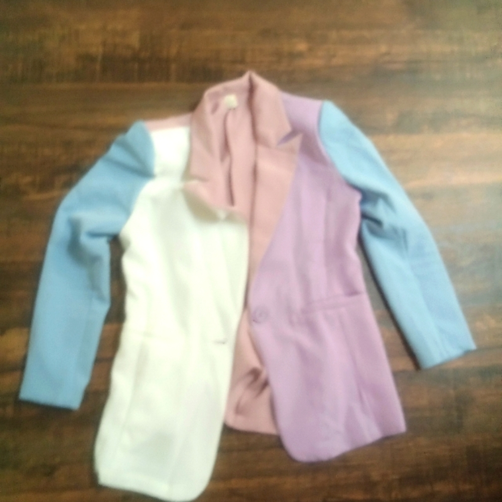 Colorblock blazer